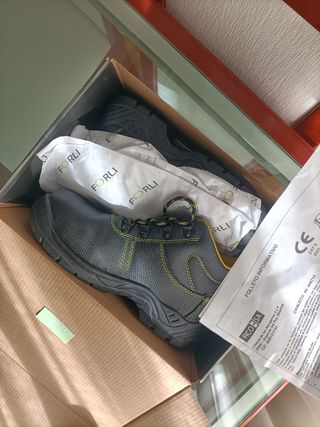Zapatos de seguridad nuevos sin usar FORLI negros 