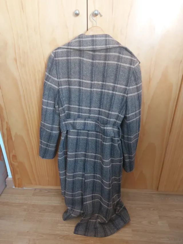 Abrigo Zara cuadros mujer