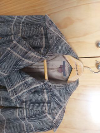 Abrigo Zara cuadros mujer