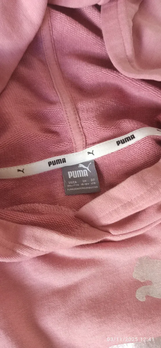 Sudadera Puma Rosa Talla XXL