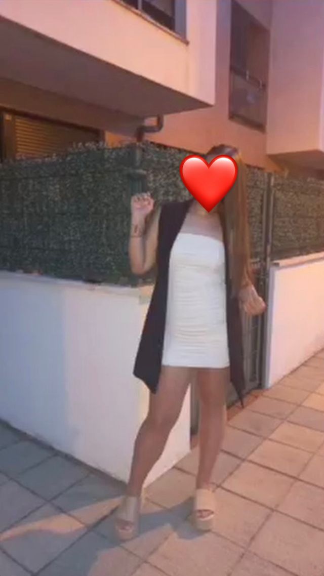 Vestido ajustado blanco corto