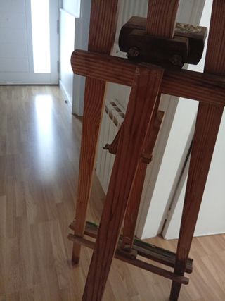Caballete de pintor de madera