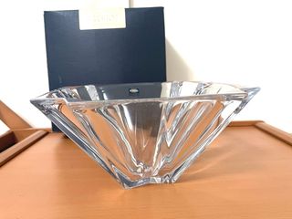 Centro Tavola Cristallo Bohemia 26cm Nuovo