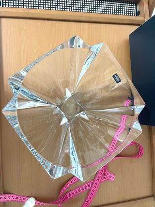 Centro Tavola Cristallo Bohemia 26cm Nuovo