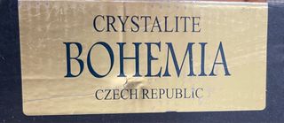 Centro Tavola Cristallo Bohemia 26cm Nuovo