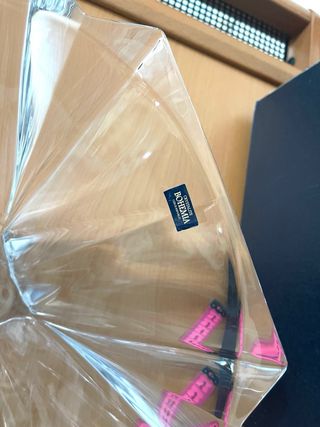 Centro Tavola Cristallo Bohemia 26cm Nuovo