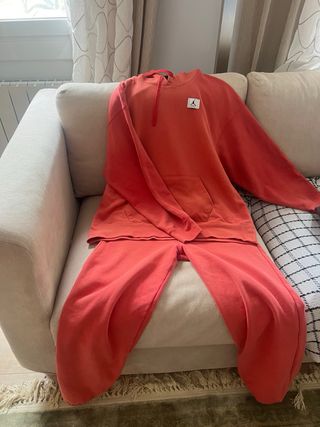 Jordan Sudadera y pantalones Naranja