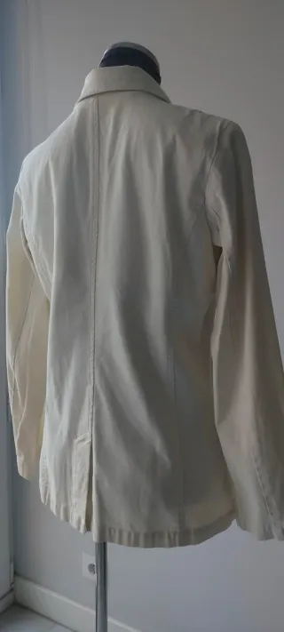 Chaqueta de verano beige mujer