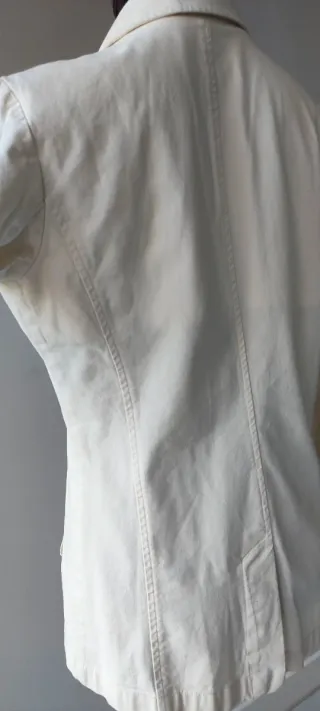 Chaqueta de verano beige mujer