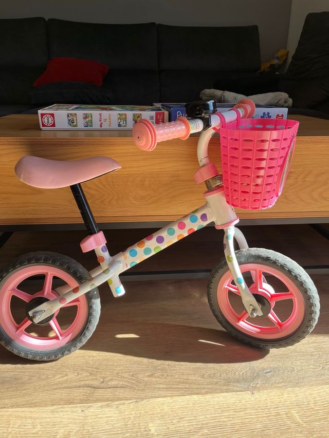Bicicleta infantil sin pedales
