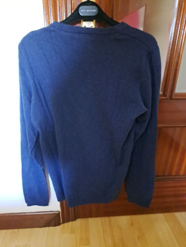 Jersey fino azul hombre talla M