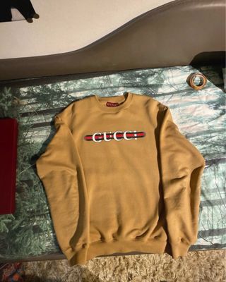 Felpa Gucci Marrone Originale al 100%