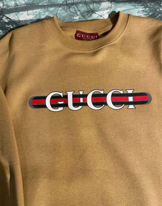 Felpa Gucci Marrone Originale al 100%