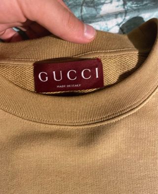 Felpa Gucci Marrone Originale al 100%