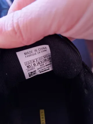 Zapatillas Reebok Negras Talla 43