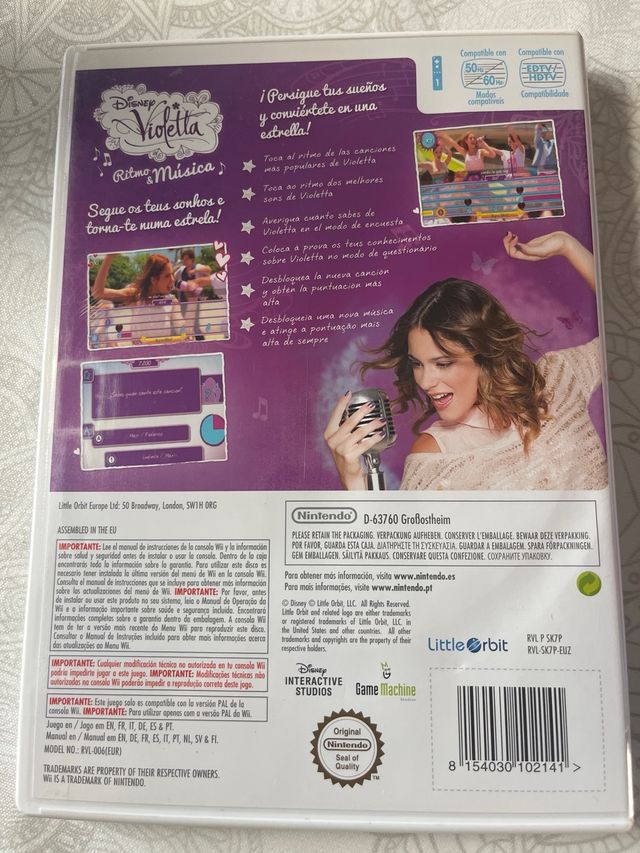 Disney Violetta Ritmo y Música Wii