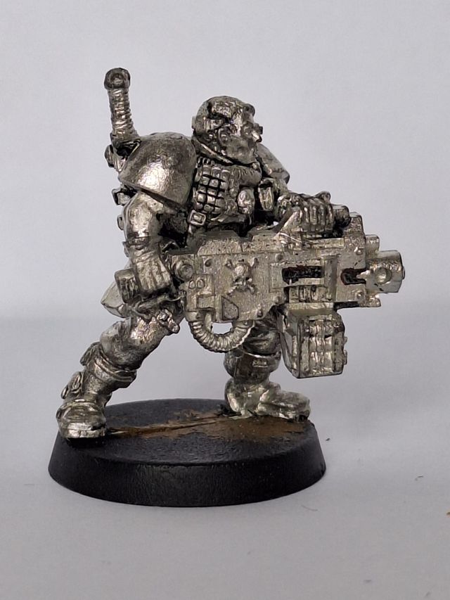 Warhammer 40k Space marine scout arma pesante