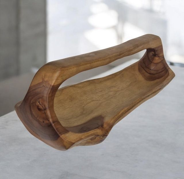 Cuenco/Frutero Madera Teca Natural