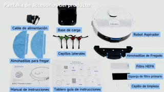 Robot Aspirador Lubluelu Blanco