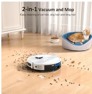 Robot Aspirador Lubluelu Blanco