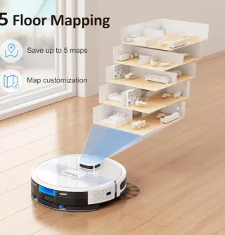 Robot Aspirador Lubluelu Blanco