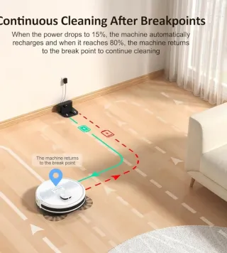 Robot Aspirador Lubluelu Blanco