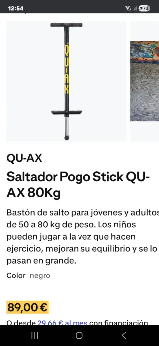 Saltador Qu-Ax Pogo Stick