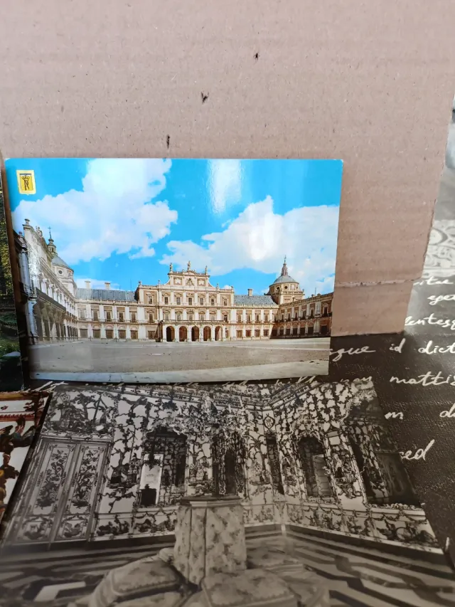 10 cartoline antiche di Aranjuez dagli anni '60 agli anni '80.