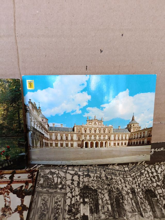 10 cartoline antiche di Aranjuez dagli anni '60 agli anni '80.