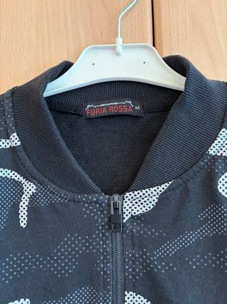 Sudadera Camuflaje Negra y Blanca