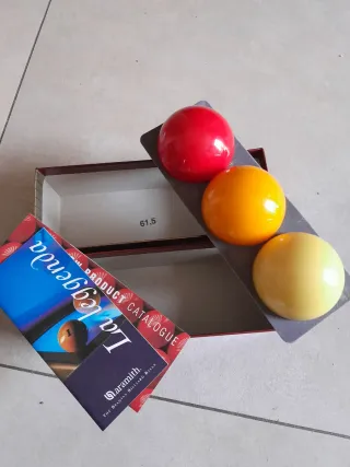 Palle da biliardo Aramith dim 61,5 mm.