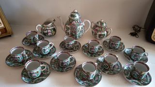 Juego de café porcelana china Macao