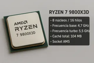 9800X3D RYZEN 7 PROCESADOR