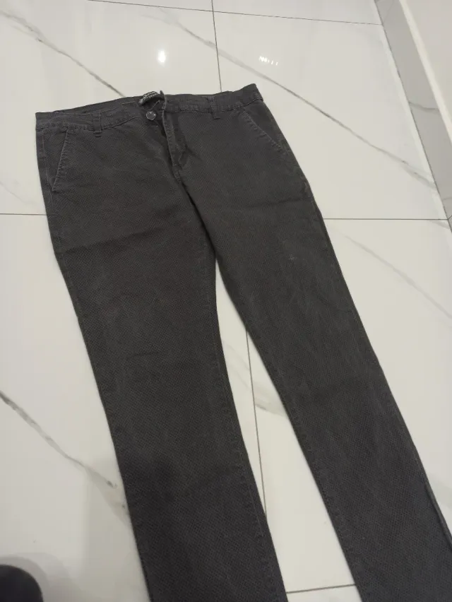Pantaloni uomo elasticizzati grigi