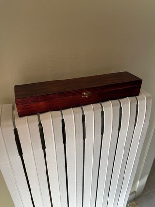 Caja de madera para pinceles