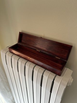 Caja de madera para pinceles