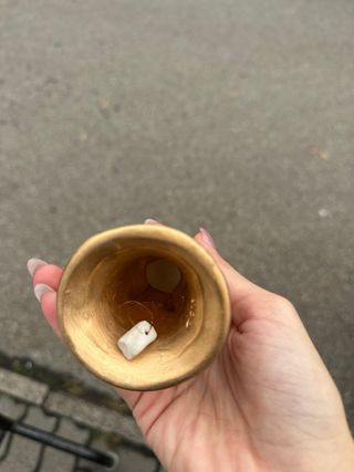 Angioletto Campanella Ceramica Oro Rosa