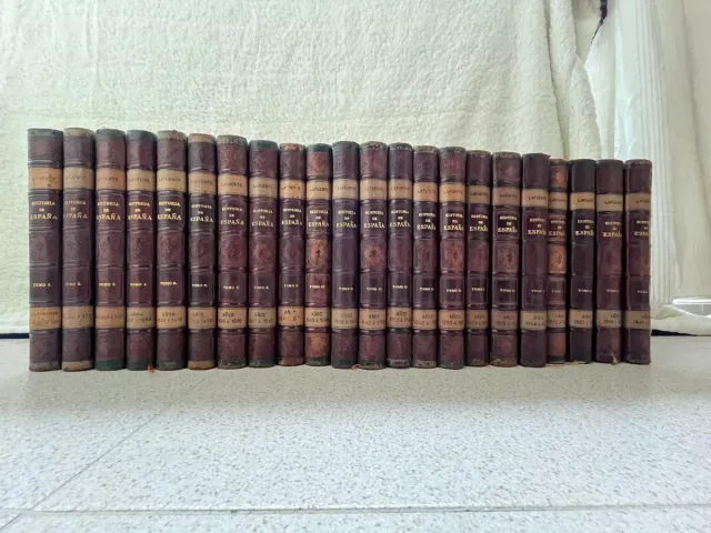 Historia de España. Lafuente, 1889