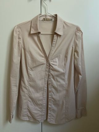 Camicetta rosa beige