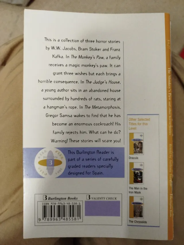 MONKEY'S PAW BB-4 ESO Burlington