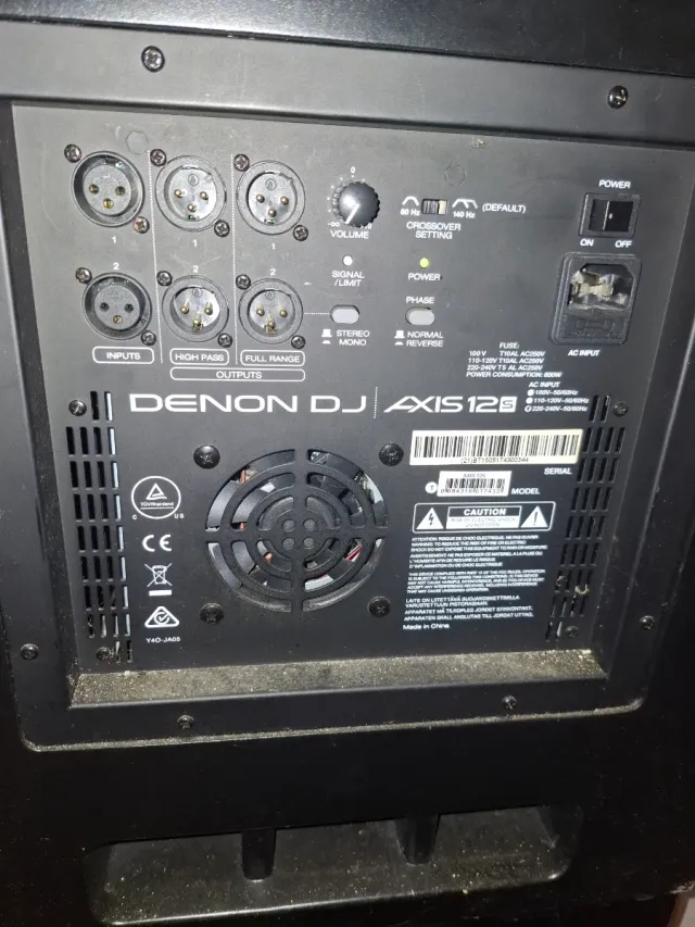 Denon DJ Axis 12 Altavoces (Negro)