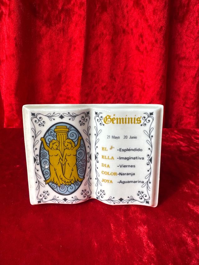 Decoración Géminis Porcelana