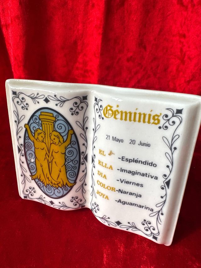 Decoración Géminis Porcelana