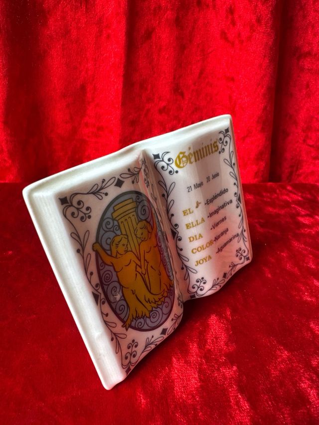 Decoración Géminis Porcelana