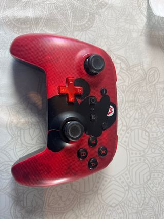 Mando Nintendo Switch Rojo Mario