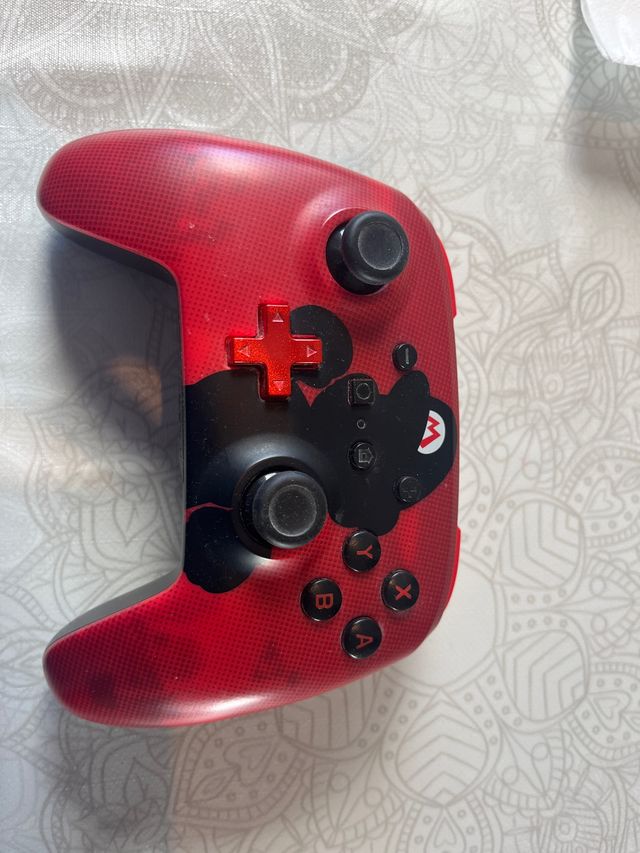 Mando Nintendo Switch Rojo Mario