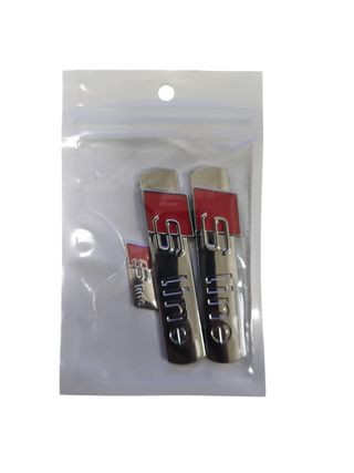 2 Logos S-Line Audi + 1 Logo Volante