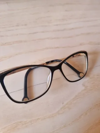 Montura Gafas Carolina Herrera Negra y Dorada