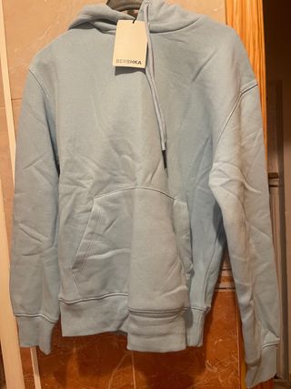 Sudadera Bershka Azul Claro XXS - Nueva