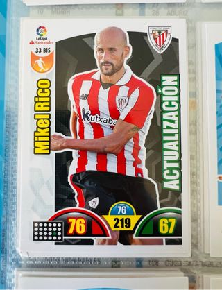 Lote 19 cromos Athletic Bilbao Adrenalyn 2017-18
